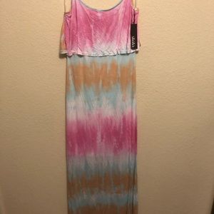 Tie dye Lulu’s maxi dress